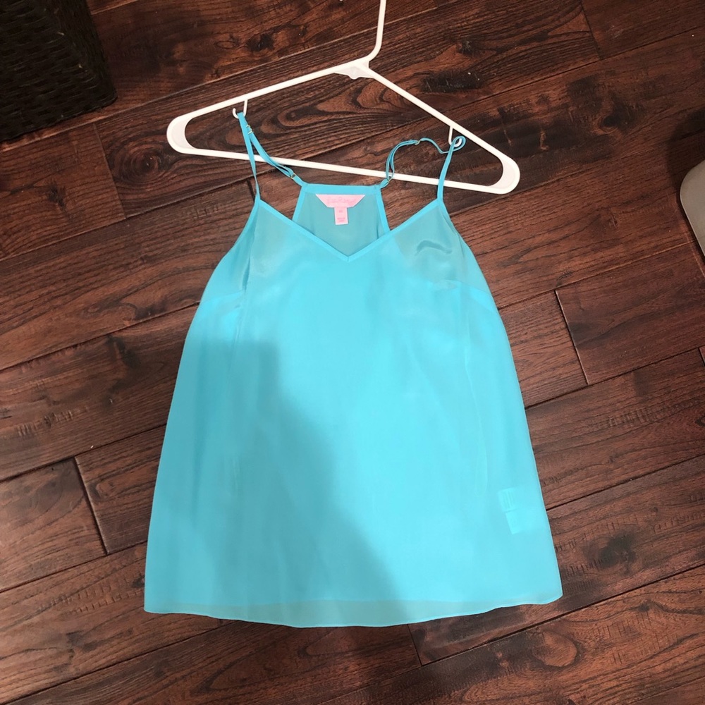 Blue Lilly Pulitzer tank XS